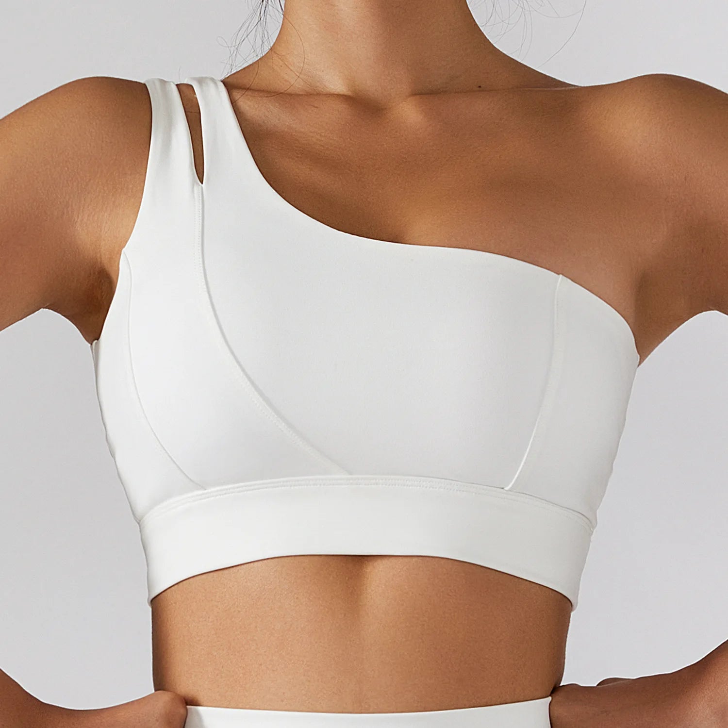 Women's One Shoulder Sports Bra