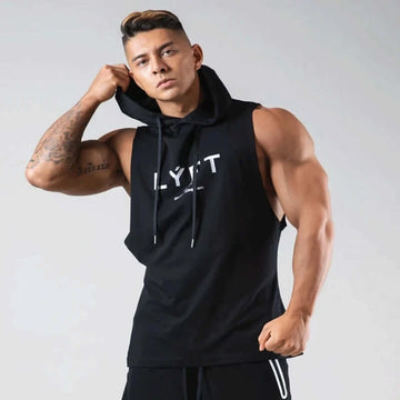 Men's Workout Hooded Tank Tops