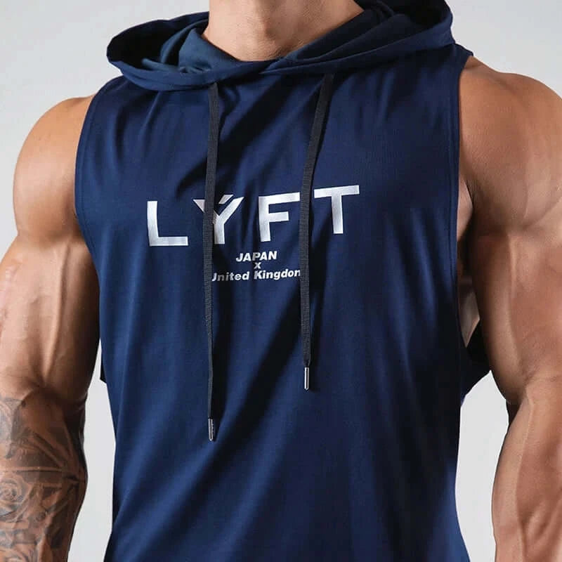 Men's Workout Hooded Tank Tops