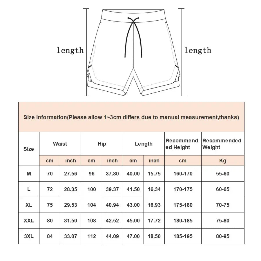 Men's Workout Short Pants